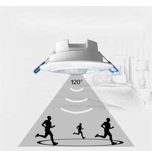 TUODI 12V 220V PIR détecteur <span class=keywords><strong>de</strong></span> <span class=keywords><strong>mouvement</strong></span> <span class=keywords><strong>de</strong></span> plafond interrupteur <span class=keywords><strong>de</strong></span> lumière prix usine commutateurs inductifs pour 5-7m couloir salles <span class=keywords><strong>de</strong></span> bains - Product Image 1