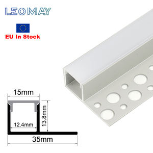 Plafond de ventes directes de l'UE LED éclairage linéaire canal en aluminium cloison sèche bande LED encastrée <span class=keywords><strong>profil</strong></span>é en aluminium - Product Image 1