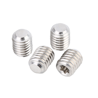 304 316 Vis de réglage sans tête en acier inoxydable à tête hexagonale creuse Torx à pointe plate