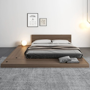 Camera da <span class=keywords><strong>letto</strong></span> mobili King Size Queen Size <span class=keywords><strong>letto</strong></span> in legno con deposito stile giapponese piattaforma di legno Tatami <span class=keywords><strong>letto</strong></span> con testiera - Product Image 2