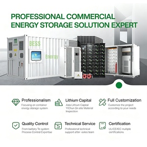 Système de stockage d'énergie solaire tout-en-un Bess Container Lithium Battery 5 Mwh à refroidissement par air pour système de stockage ESS solaire commercial - Product Image 3