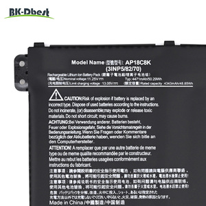 แบตเตอรี่แล็ปท็อป AP18C4K AP18C8K สำหรับ ACER for Aspire Swift 3 <span class=keywords><strong>SF314</strong></span> A514-52 A515-<span class=keywords><strong>54</strong></span> A515-43 Chromebook หมุนได้ CP713-2W A515-<span class=keywords><strong>54</strong></span>บาง5ตัว - Product Image 4
