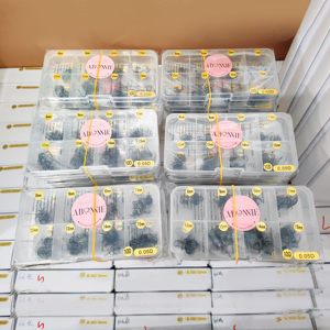 Abonnie Cils Wispy Larges Pré-Fabriqués, Éventails Pointus à Base Fine, Mix D’Éventails en Cachemire Fins à Tige Longue et Courte pour Extensions de Cils - Product Image 2