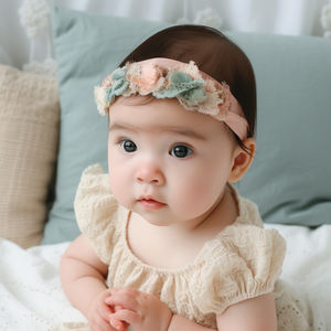 ربطات رأس بفيونكة شعر للأطفال, ربطات رأس بفيونكة شعر بمقاس كبير ، عصابة رأس بأستك للأطفال ، عصابة رأس بأستك مقاس 2023 بوصة ، مناسبة للصيف ولعام - Product Image 5