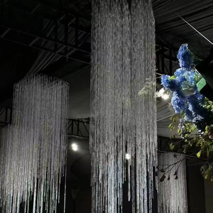 Pha Lê Acrylic hạt Trần rèm cửa trang trí trần treo lên treo hạt Rèm tổ chức sự kiện hội trường ngọc trai thiết kế sân khấu đám cưới - Product Image 1