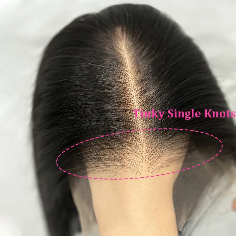 SDD knochengerade kurze Bob-Perücken echthaar superdünne Hd 13×4 HD Frontal-Perücken mit Spitze für schwarze Frauen rohes brasilianisches Vollspitzen-Perücken