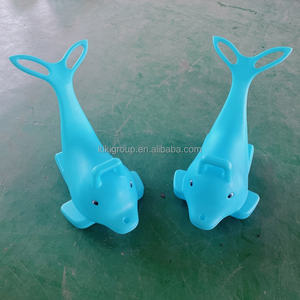 QIQU Équipement de patinoire à double usage <span class=keywords><strong>Aide</strong></span> à l'activité <span class=keywords><strong>parent</strong></span>-enfant Poussoir d'entraînement assis et assistant de patin à pédales Dolphin - Product Image 3