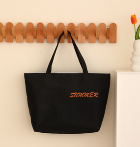 מפעל ישיר קיבולת גדולה ישירה תיק מרקם מודפס באיכות גבוהה בד בד לנערות תיק חוף בנות - Product Image 2