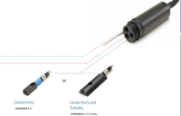 HANNA HI7609829-12 Probe pH EC TDS Temperatur 0.0-14.0 pH Sensor Kualitas Air untuk Pengujian Laboratorium Hidroponik