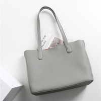 Bolso Tote de Cuero Genuino 2026, Gran Capacidad, para Llevar Bajo el Brazo, Minimalista, Lujoso y Versátil, para Mujer