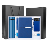 Usine directe A5 Notebook fiole à vide 32G clé USB porte-clés Power Bank stylo-coffret cadeau d'affaires