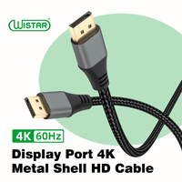 Câble d'extension WISTAR de haute qualité 1,8 m, convertisseur DP vers DP 4K 60 Hz