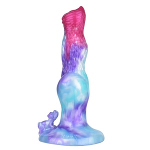 Amazon Hot Sell <b>Dildo</b> Manual Masturbator Soft Silicone Wolf Dog <b>Dildo</b> Adult Sex Toy - Product Image 2