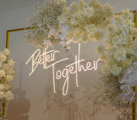 Enseigne néon LED en PVC lumineuse personnalisée avec logo, design gratuit, pour publicité, décoration de magasin de tabac, bar, mariage, télécommandée, pour la maison et les hôtels