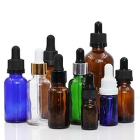 En gros Verre Pipette Graduée 5ml 10ml 15ml 20ml 30ml 50ml 100ml Mat Noir Huile Essentielle Compte-gouttes Bouteille En Verre