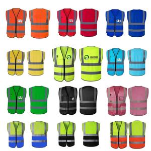 سترة سلامة XZL بشعار مخصص للأنشطة الخارجية، عالية الوضوح، مصنوعة من خامة متينة وقابلة للتنفس، مقاومة للماء، وعاكسة عالية السطوع للرؤية الليلية - Product Image 1