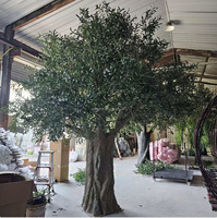 Fabricant d'Arbres de Simulation 4M Personnalisé Grand Olivier Artificiel Intérieur Extérieur Restaurant Décoration de Cour