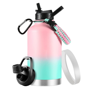 For 64 Oz Stainless Steel Vacuum Insulated Water <b>Bottle</b> with 24hr Cold Retention Eco-Friendly & Portable - Product Image 1