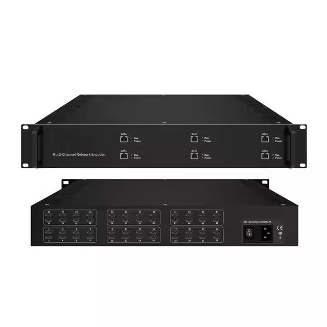 HD-MI Input IP HD Encoder 24 Input Codificador with OSD Insertion Mpeg-4/H.264 HD Fiber Optic Equipment