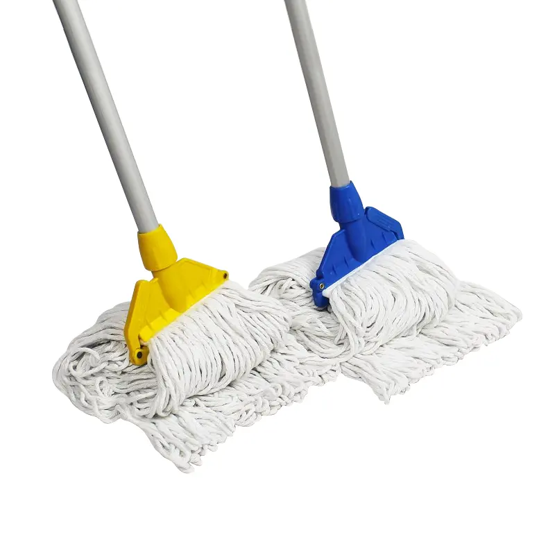 Super Cleaning Effect Commercial Industrial Washable Microfiber Round Head Floor Mop With Premium Aluminium Handle