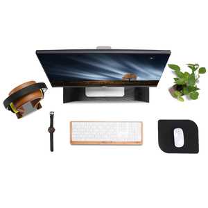 Hot Removable <strong>Gaming</strong> Controller Headphone <strong>Headset</strong> Support Standing Desk Display Wooden Headphone <strong>Stand</strong> - Product Image 6