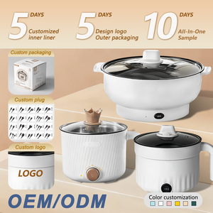 2025 Bloomcook OEM 热锅保温器套装大号炊具快速加热不粘迷你便携式电火锅 - Product Image 3