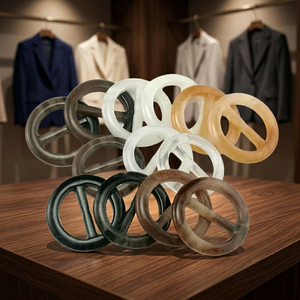 หัวเข็มขัดพลาสติกลายกระดองเต่าเคลือบนิกเกิลฟรี สำหรับรองเท้า เสื้อผ้า กระเป๋า เข็มขัด - Product Image 4