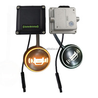 Système de détection d'angle mort de voiture BSD Bâton d'avertissement vocal universel de véhicule DC 12V Blvd Spot Monitor Plaques d'immatriculation de voiture universelles