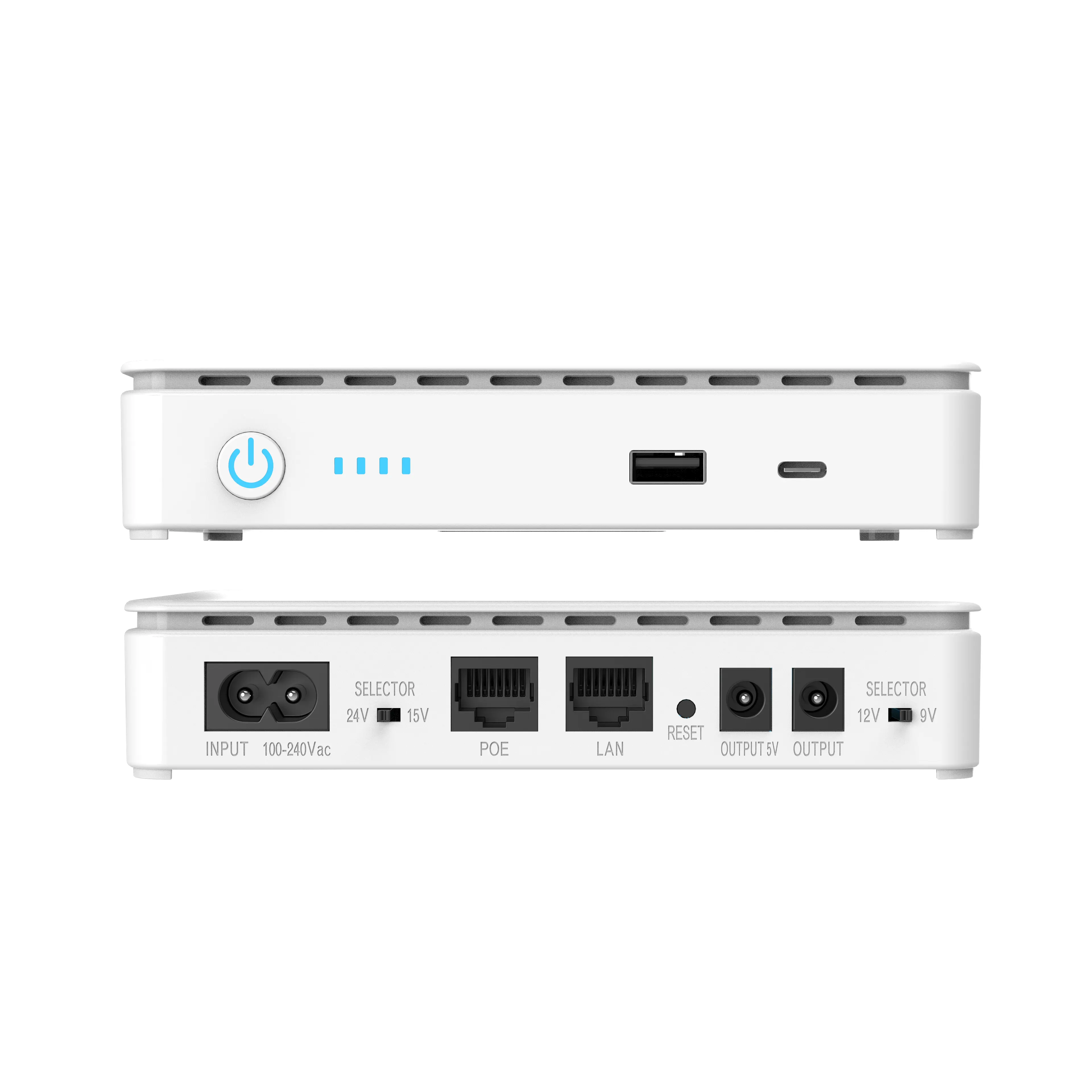 ไวไฟเราเตอร์มินิ UPS กล้องวงจรปิดกล่องแบตเตอรี่โมเด็มสำรอง DC ออนไลน์แหล่งจ่ายไฟ5V 9V 12V 24V 1A 2A MINI UPS สำหรับเราเตอร์ไร้สาย