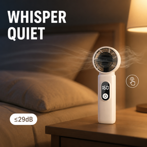 Ventilador de Mano con Batería, Ventilador Personal de Clase A para Automóvil y Autocaravana, Motor sin Escobillas, Bajo Nivel de Ruido, 4-6 <span class=keywords><strong>Horas</strong></span> de Autonomía - Product Image 2