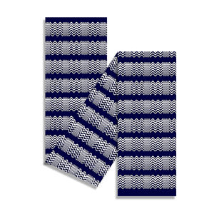 Tissu En Soie Africaine Et Motif Tissus Africains Broderie Tissu Vêtements Africains Couple Attire Tissu En Soie Africain <span class=keywords><strong>Bleu</strong></span> Noir - Product Image 4