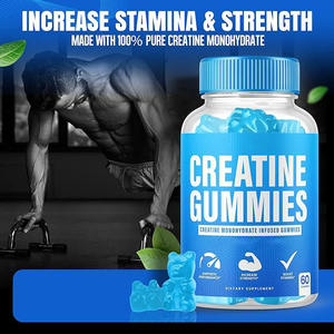 Etiqueta personalizada Suplementos preentrenamiento Creatina Monohidrato Gummies para adultos para mujeres y hombres Gummy Productos para el cuidado de la salud - Product Image 2