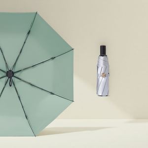 2025 Hot Selling Commercial Manual Three-folding Big Size Quality Logo Printing Classic Design <b>Umbrella</b> for Travel Rain - Product Image 2