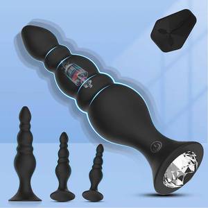 Vibrador anal Juguetes sexuales para lesbianas Tratar <span class=keywords><strong>la</strong></span> enfermedad <span class=keywords><strong>de</strong></span> fábrica Oem/Odm 10 Vibración 4 Telescc Plug Control remoto grande Masaje <span class=keywords><strong>de</strong></span> próstata - Product Image 1