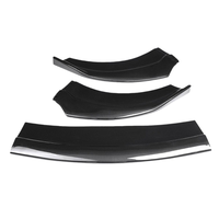 Accessoires de voiture Charger Front Lip, aspect fibre de carbone, séparateur avant ABS pour Dodge Charger SRT 2015-2019