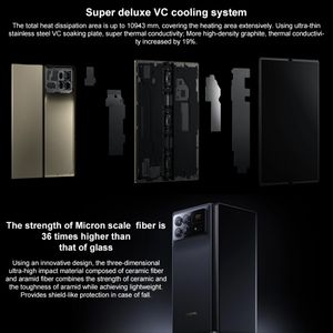 Teléfono Plegable Original Xiaomi Mi Mix Fold 3 5G, Pantalla AMOLED de 8.03\" y 120Hz, Resolución 2160*1916, Qualcomm Snapdragon 8 Gen 2 Octa Core, Batería de 4800mAh, CPU Octa Core, LTE - Product Image 6