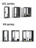UNIBOOTH-Espace de travail mobile de conception moderne multifonctionnel et durable pour la maison, le bureau, la salle de sport et l'appartement