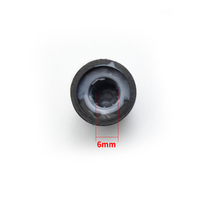 Bouton mitigeur pour haut-parleur bluetooth 15x17mm, contrôle du Volume, trou de 6mm, en plastique rouge