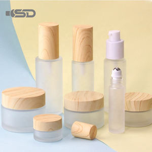 30ml 50ml 100ml 150ml 200ml 100mL Botella de suero de vidrio Bomba Tarro de crema Envase de vidrio Juego de botellas cosméticas - Product Image 6