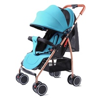 Poussette double de voyage légère de haute qualité pour les tout-petits