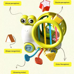 Juguete Educativo Temprano en Forma de Caracol, Juguete Sensorial Montessori con Cuerda para Jalar, para Bebés - Product Image 3