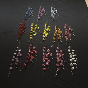 Fleur de prunier artificielle Junheyuan, branche unique en soie, pour la décoration intérieure et les arrangements floraux - Product Image 4