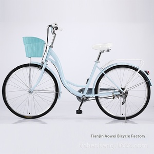 Vélo de ville urbain pour femmes de 26 pouces, léger, à une seule vitesse, fourche en acier, certifié GCC/CPC, capacité de charge de 120 kg, vitesse de 20 à 25 km/h - Product Image 2