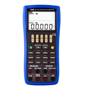 เครื่องสอบเทียบกระบวนการอเนกประสงค์ Vc24 เครื่องสอบเทียบเอาต์พุต RTD จอแสดงผล LCD คู่ ใช้พลังงานจากแบตเตอรี่ AAA สำหรับการวัดอุณหภูมิ - Product Image 1