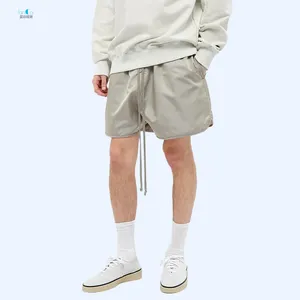 Benutzer definierte Marke Herren Kordel zug Shorts Street Wear French Terry Casual Sweat Shorts Baumwolle Polyester Gym Essentials Shorts