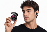 Earbud Nirkabel Sport Blue Tooth 5.4 Dengan Quad Mic ENC Lebih Dari 100 Jam Waktu Putar Tws Bass Dalam Headset Nirkabel Air Pods