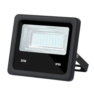 30W Outdoor LED Low Voltage Warm White Floodlight, 12V DC Outdoor LED Security Flood Light, IP66 Waterproof Super Bright Work Li