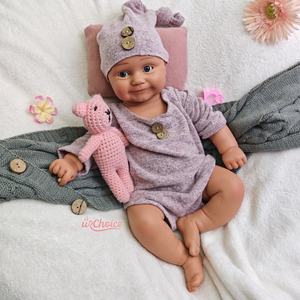 20 "Donkere Huid Full Body Siliconen Reborn Pop Realistische Handgemaakte Kinderen Speelgoed Voor Educatieve Rekwisieten - Product Image 1