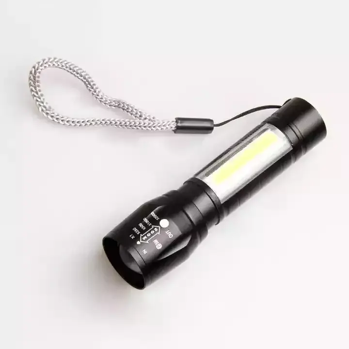 Howlighting Có Thể Sạc Lại USB Có Thể Sạc Lại Xách Tay COB Không Thấm Nước Kính Thiên Văn Zoom 3 Chế độ LED Torch Khẩn Cấp Mini Đèn Pin