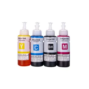 664 T664 T6641 - T6644 Compatible Color Bulk Water Based Bottle Tintas Refill Dye Ink For Epson L130 L120 L220 Printer